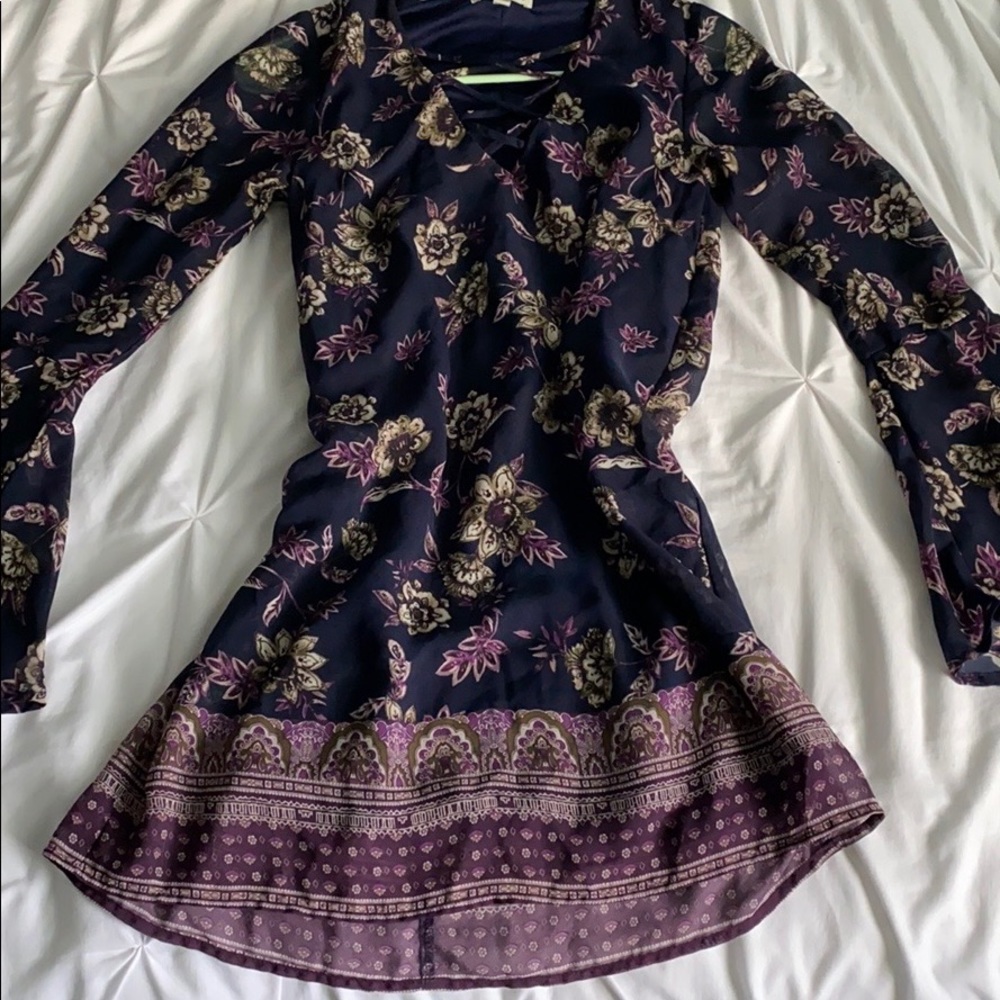 Boho floral dress
